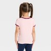 Grayson Mini Toddler Girls' New York Short Sleeve T-Shirt - Pink - 2 of 3