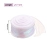Unique Bargains Gift Wrapping Wide Sheer Wired Pastel Shimmer Iridescent Chiffon Ribbons 1 Pc - 2 of 4