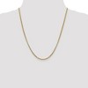 Black Bow Jewelry 2.45mm 14k Yellow Gold Hollow Round Box Chain Necklace - 2 of 4