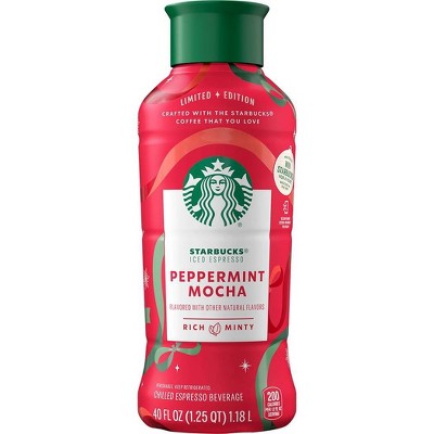 Starbucks Peppermint Mocha Iced Espresso - 40 fl oz