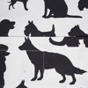 Design Imports  Dog Print Chef Apron, Black/White - 4 of 4