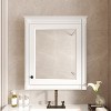 Racxily 24x27" Wall Mounted Bathroom Cabinet with Mirror, Adjustable Shelf Over Toilet Storage - 2 of 4