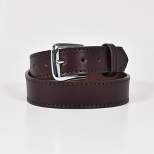 Men's Dual Hoop Leather Belt - Ebon, Size : 32 (waist: 30) : Target