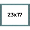 PosterPalooza | Simple Blue Picture Frame - UV Acrylic, Backing Board, Hanging Hardware Included - 2 of 4