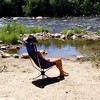 Lightspeed Outdoors Tall Swivel Camp Chair, Blue - 3 of 4