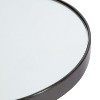 Kate and Laurel Hescott Round Metal Drink Table, 10x10x24, Pewter - 3 of 4