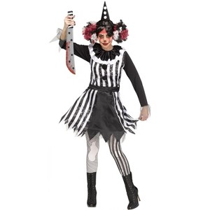 Fun World Haunted Harlequin Women's Costume - 1 of 2