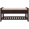 NicBex Shoe Rack Bench Shoe Storage Organizer with Cushioned Seat and Drawers Multipurpose for Entryway Bedroom - 4 of 4