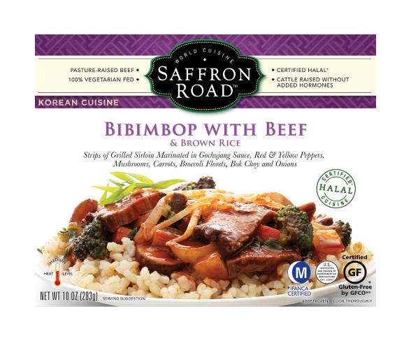 Saffron Road Frozen Beef Bibimbop - 10oz
