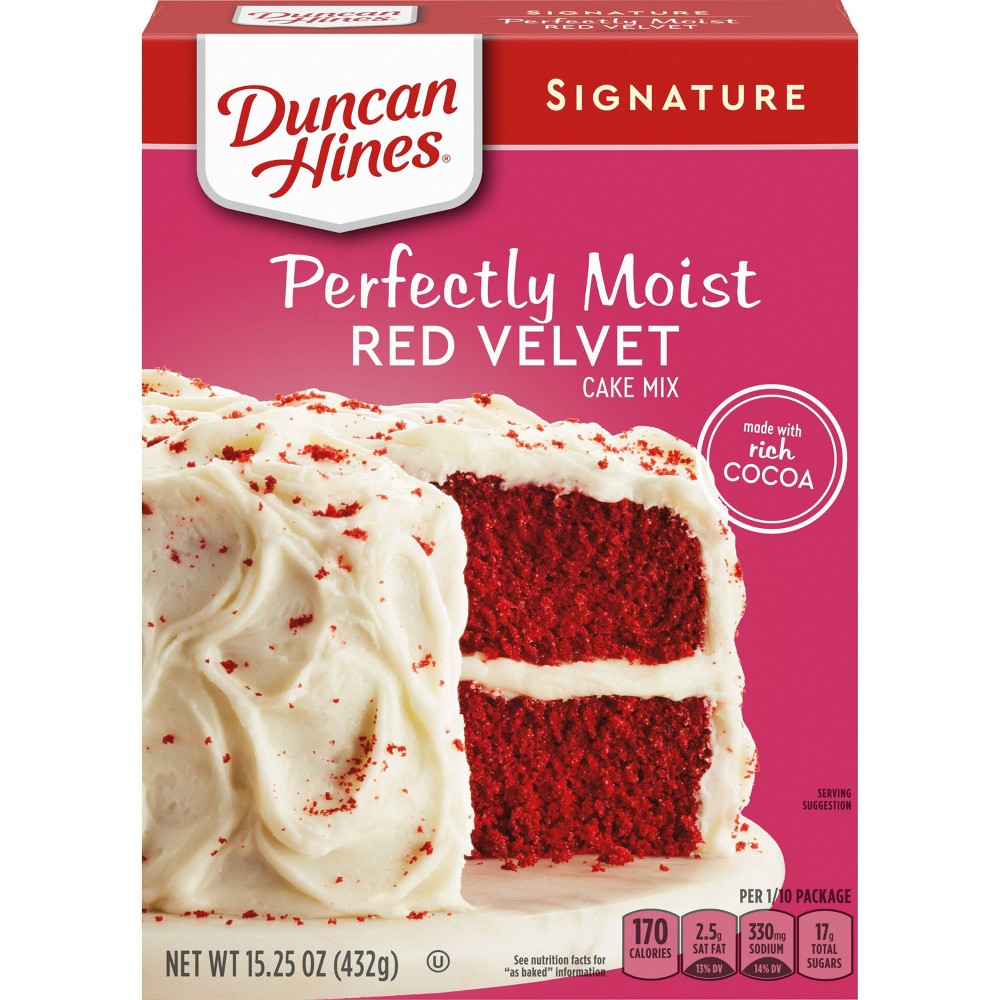 UPC 644209412006 product image for Duncan Hines Red Velvet Cake Mix - 15.25oz | upcitemdb.com