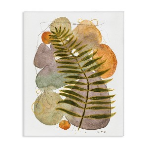 Stupell Industries Abstract Fern & Pebbles, 24" x 30" - 1 of 4