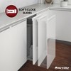 Rev-A-Shelf 447-BCSC-5C Wide Pull-Out Foil, Wrap, Sheet, and Tray Divider Cabinet Organizer for Kitchen Base Cabinets with Soft-Close Slides - 3 of 4