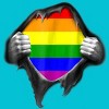 Adult Design By Humans Pride Shirt Rip Open Shirt By Luckyst T-Shirt - 2 of 2