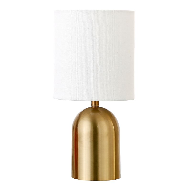 Hampton & Thyme 13.25" Tall Mini Lamp with Fabric Shade , 1 of 10