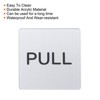 Unique Bargains Acrylic Durable Waterproof Easy to Clean Gate Sticker Wall Sign 4 Pcs - 4 of 4