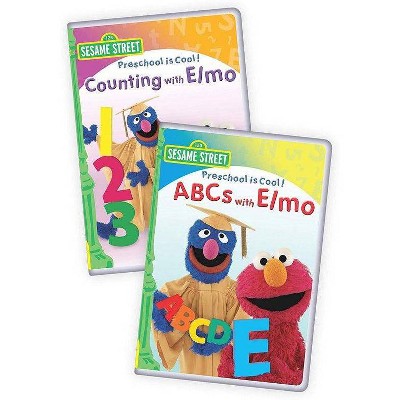 Sesame Street: Preschool is Cool! ABCs with Elmo / Counting with Elmo (DVD)(2018)