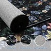 Modern Insect Botanical Pattern Area Rug Floral Print Rug Non-Slip Low Pile Soft Accent Carpet for Living Room Bedroom - 4 of 4