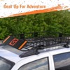 Euker 64 x 39 Inch Heavy Duty Universal Roof Rack - 200Lbs Capacity Rooftop Cargo Carrier Basket with Extension for Cars & SUVs - 3 of 4