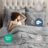 Nestl 9 Piece Comforter Set, Pinch Pleated Bedding Set, Bed in a Bag, Comforter Set with Down Alternative Pillows - 4 of 4