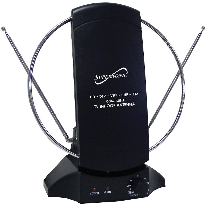 Supersonic® HDTV Digital Amplified Indoor Antenna, 2 of 5