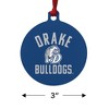 Drake Bulldog Aluminum Holiday Christmas Tree Ornament - 3 of 4