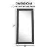 Home Imports Emporium Framed Floor Extra Large Standing Mirror for Full-Length Viewing - 4 of 4