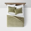 Cotton Velvet Comforter and Sham Set - Threshold™ - image 3 of 4