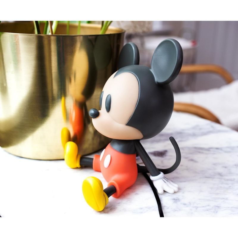 Ukonic Disney Mickey Mouse Figural LED Mood Light | 6 Inches Tall, 4 of 7