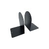 Huron Steel Book Ends 7.25"H Black (HASZ0095) - 2 of 3