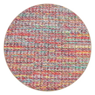 Washable Modern Braided Printed Rug Non Slip Low Pile Rug Soft Solid Throw Floor Cover Foldable Indoor Carpet for Living Room Bedroom Playroom Nursery
