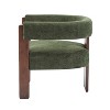 Christopher Knight Home Noah Modern Rubberwood Upholstered Accent Arm Chair - 4 of 4