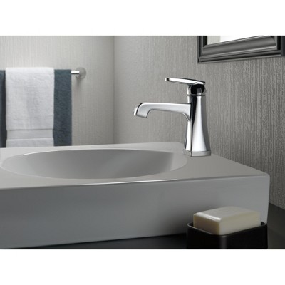 Ashlyn Chrome Single Handle Modern Bathroom Faucet