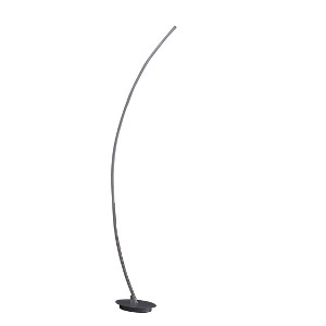 62.25-Inch Bradie Brushed Nickel LED Arc Tube Floor Lamp - 1 of 1
