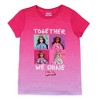 Barbie Girls' Together We Shine Characters Sketch Sleep Pajama Set Shorts Multicolored - 2 of 4