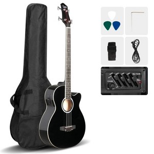 Karl Home 44.5 Inch EQ Acoustic Bass Guitar - 1 of 4