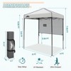 EAGLE PEAK 6'x4'Instant Pop Up Canopy with Adjustable Sun Wall - 3 of 4