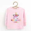The Juniper Shop Birthday Girl Unicorn Toddler Long Sleeve Tee - 3 of 4