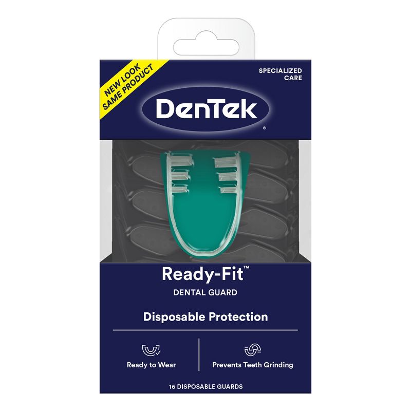 DenTek Ready-Fit Disposable Dental Guards for Nighttime Teeth Grinding - 1ct/16pc, 1 of 9