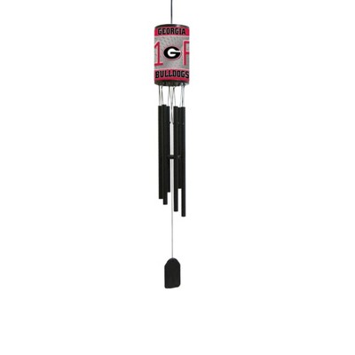 NCAA Wind Chime, #1 Fan with Team Logo - Georgia Bulldogs