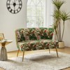 Trento 47'' Contemporary Loveseat with Floral Patterns  | ARTFUL LIVING DESIGN - image 2 of 4