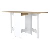 NicBex Minimalist Wooden Folding Rectangular Dining Table,Modern Home Kitchen Table Bar Table,Dining Room Furniture - 3 of 4