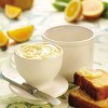 Classic Matte Ivory Butter Bell Crock - 2 of 4