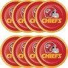 24ct Kansas City Chiefs Football Paper Plates : Target