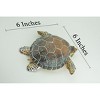 Turtle, Green Sea Turtle, Museum Quality, Hand Painted, Rubber Reptile, Realistic, Model, Replica, Toy, Kids, Gift,  6 Inches.  CH1003 BB221 - 2 of 4