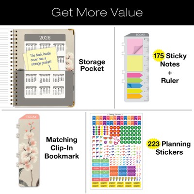 Global Printed Products Hardcover CY 2025 Fashion Planner - 8.5"x11" (Orchid)