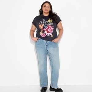 Women's The Smashing Pumpkins Short Sleeve Graphic T-Shirt - Black - 1 of 3