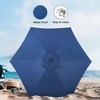 Maggift 7.5 ft Patio Umbrella with Crank Handle and UV Protection for Outdoor Use, Blue, 89.76"*89.76"*96.46" - 2 of 4