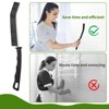 Aoibox 8-Piece Cleaning Brush Set with Hard Bristles for Household Use, Bathroom Tiles, Kitchen, Windows,and Hard-to-Reach Areas-Practical and Durable - 3 of 4