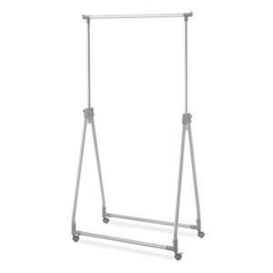 Whitmor Folding Garment Rack Gray - 1 of 4