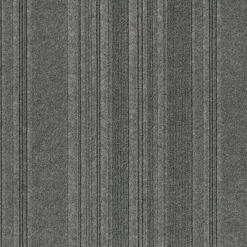 Photos - Area Rug 24" 15pk Barcode Carpet Tiles Gray - Foss Floors: Indoor/Outdoor, Pet-Frie